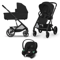 Детская коляска Cybex Balios S Lux TPE 3 в 1  Moon Black